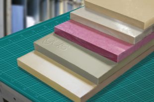 Wear-resistant plate stock strips provide more geometric design options