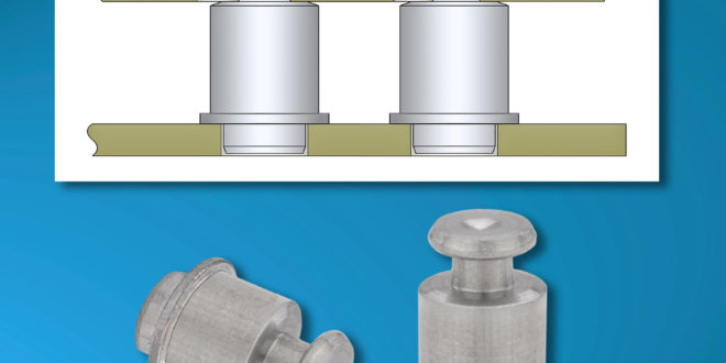 Unthreaded standoffs: quick attachment and removal of stacked components without using screws