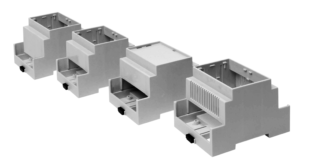 Snap fit modular design, base fits 35mm DIN-Rail or directly to flat surface