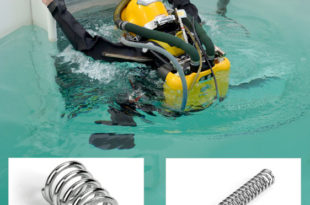 Custom valve springs supports saturation diving safety