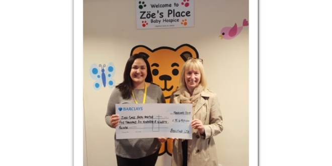 Engineering firm raise thousands for children's hospice
