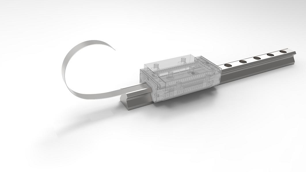 Hannover Messe 2019 : Cover strip for profiled guide rails reduces ...