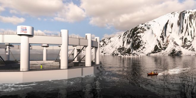 Powering arctic offshore farming