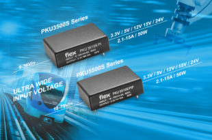 Encapsulated sixteenth-brick package for harsh environments