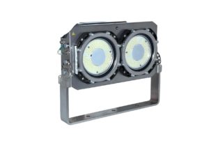 LED lighting with flat glass diffuser