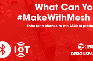 RS Components announces Bluetooth IoT design competition in partnership with Cypress Semiconductor