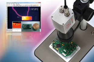 Thermal imager microscope lens for temperature monitoring of ultra-small targets