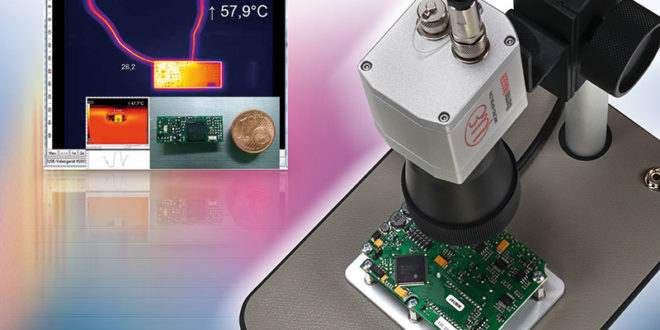 Thermal imager microscope lens for temperature monitoring of ultra-small targets