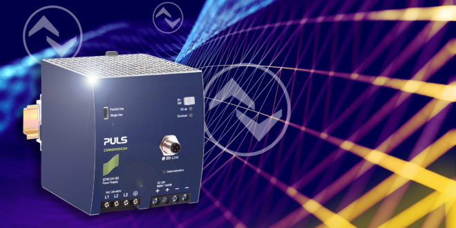 Power supply provides real-time information on power, temperature, status