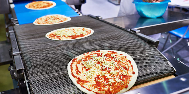 Pizza manufacturer reaps benefits of geared motors
