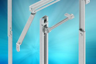 Cover stay and door stop solution to wind and gravity problems