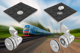 Sealed quarter-turn option for floor and ground latches in railway situations