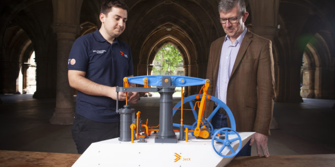 James Watt engine steams back to life with 3D-printed model