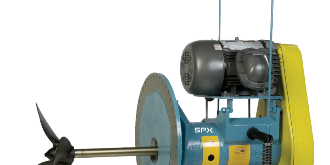 Mixers have toothed belt and high efficiency impellers for optimum mixing