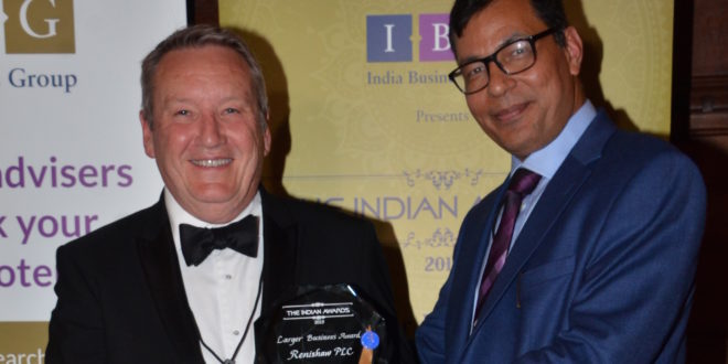 Renishaw celebrated for UK-India relations