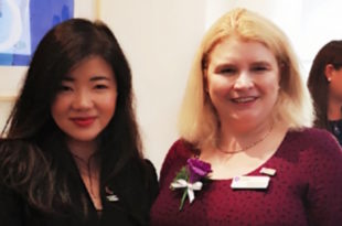 u-blox's Sylvia Lu and Elizabeth Donnelly, CEO of the Women's Engineering Society