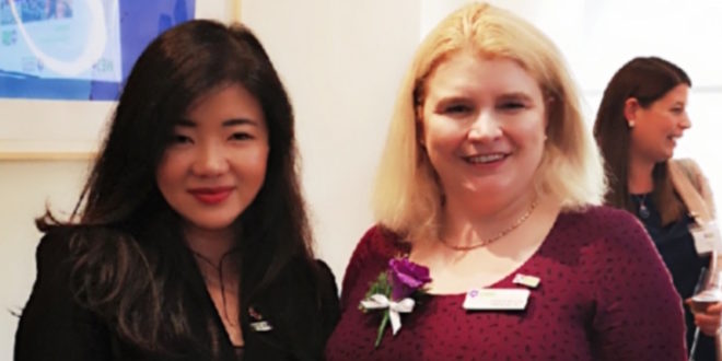 u-blox's Sylvia Lu and Elizabeth Donnelly, CEO of the Women's Engineering Society