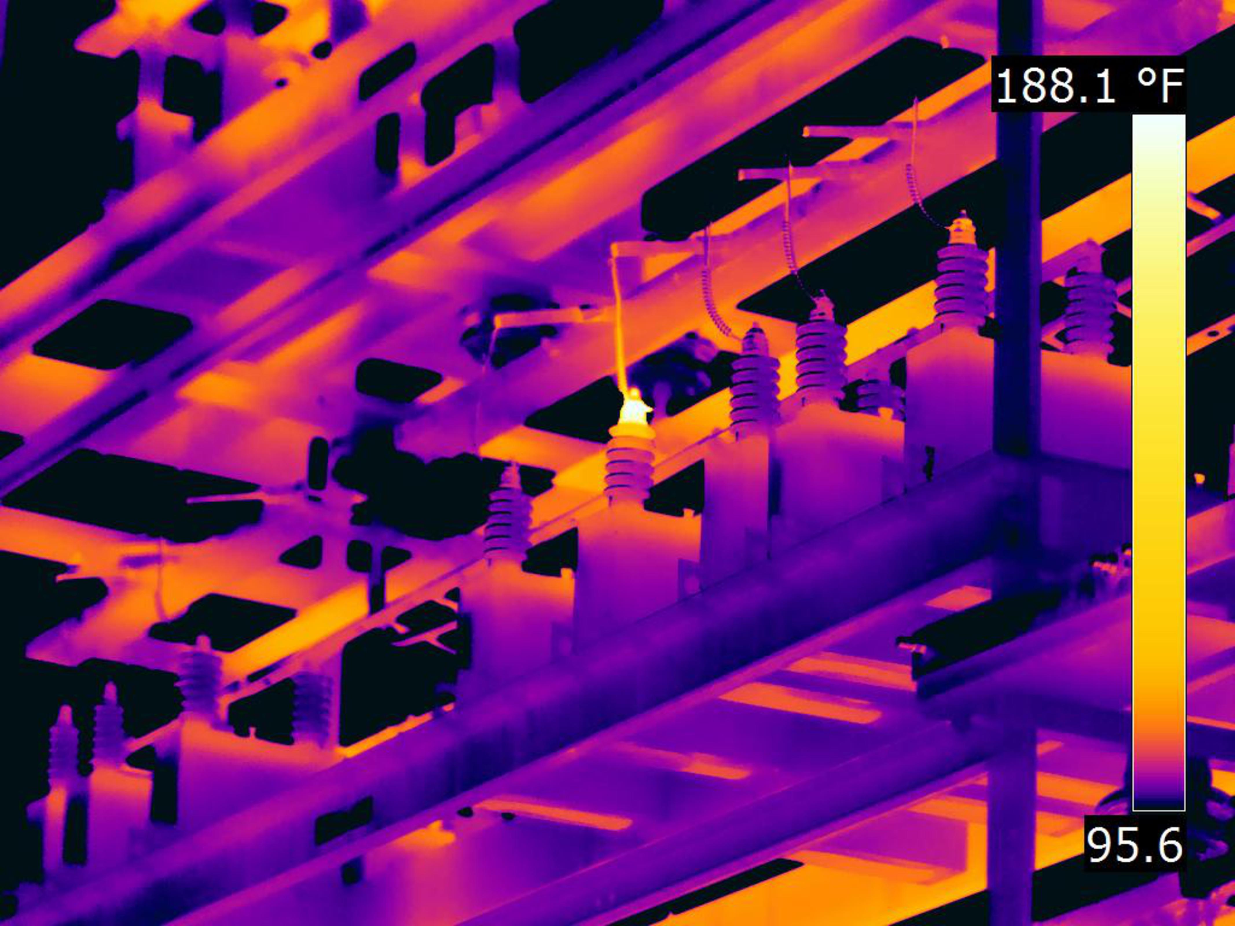 Substation saves substantial costs from a chance thermal scan