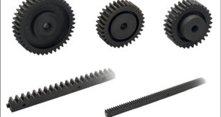 rack and spur gear transmission elements