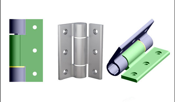 Soft-close aluminium hinges prevent ‘slam-shut’