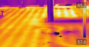 How to find leaks in concrete using a thermal imaging