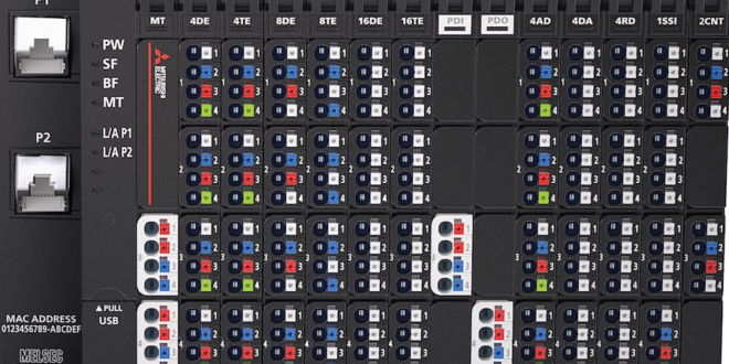 Slice type I/O modules