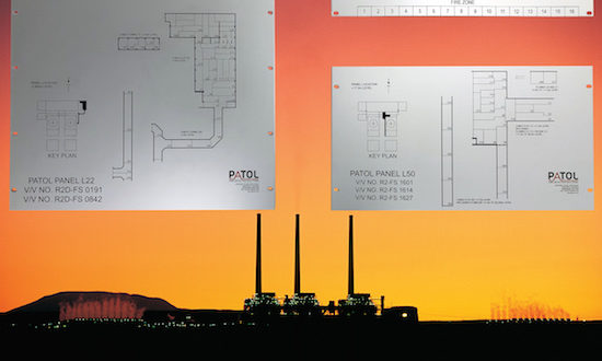 In-house panel printing capability used in fire detection system