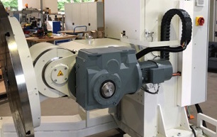 Servo gear motor ensures safe operation of mobile manipulator machine