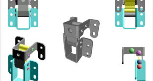 Stainless steel concealed hinges