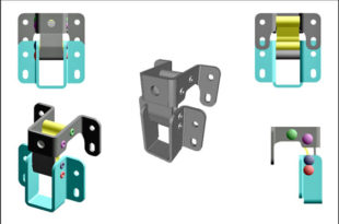 Stainless steel concealed hinges