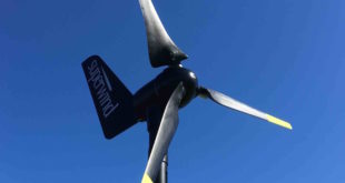 Mobile wind generator certified for use with Ultralife batteries