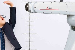 Articulated-arm robot for medium-level applications