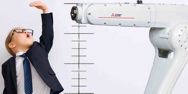 Articulated-arm robot for medium-level applications