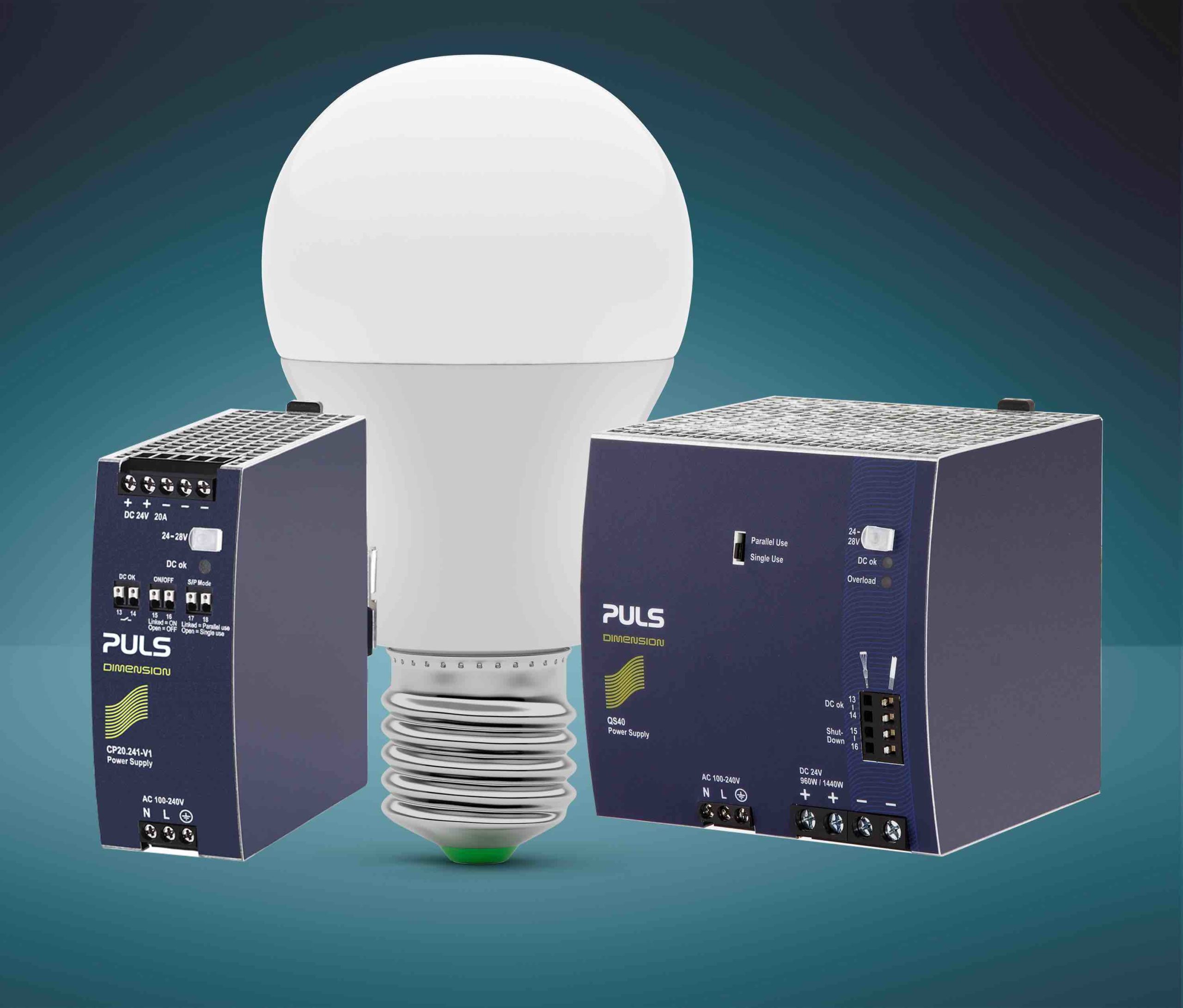 40A model added to remote control DIN-rail power supply range ...