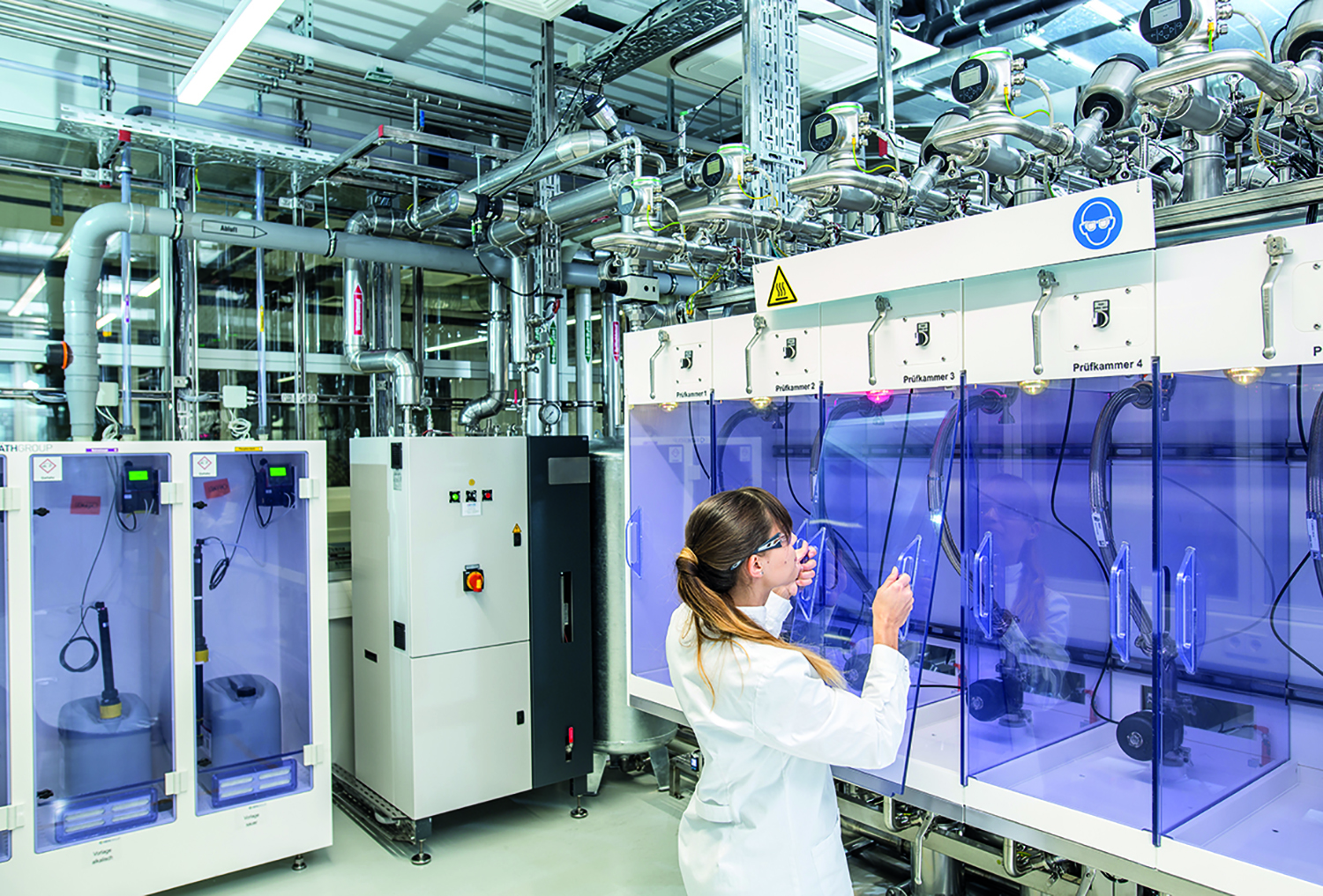 Multi Level Testing Lab Automatic multi-medium testing facility for fluidic components ...