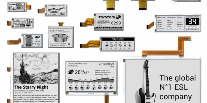 Black and white e-paper displays