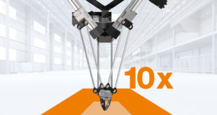 Robot now available with 10x larger working space