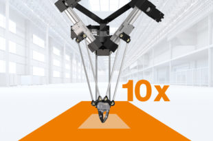 Robot now available with 10x larger working space