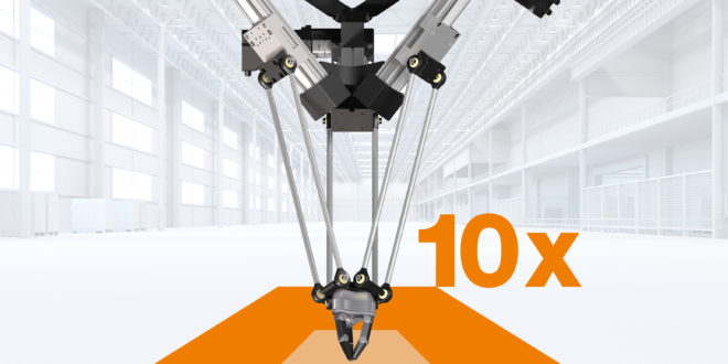 Robot now available with 10x larger working space