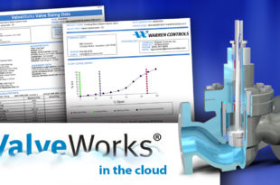 Warren Controls creates ValveWorks program to improve the sizing and selection process for globe and rotary control valves based on the ISA 75.01 international standard