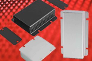 Flanged extruded aluminium enclosure for surface mounting