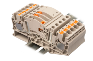 Plug-in easy-test terminal blocks