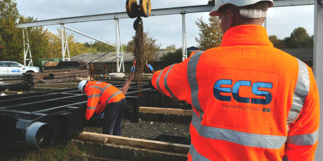 ECS manufacturing and site teams ready to carry out essential engineering work