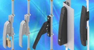 Space-saving lever locking lift handles