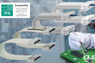 e-skin energy chain systems receive ISO Class 1 certification for cleanrooms