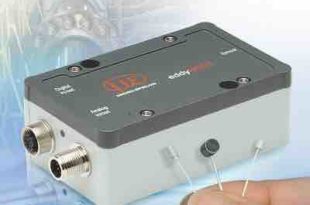Robust eddy current controller is designed for use with miniature eddy current sensor range