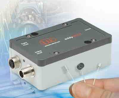 Robust eddy current controller is designed for use with miniature eddy current sensor range