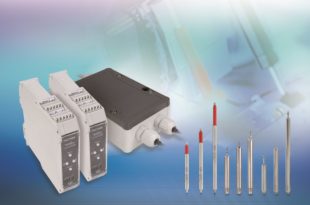 Miniature controllers for inductive displacement sensors