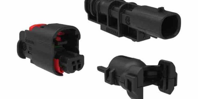 Connector system protects by providing sealing to the wires and between the connector halves