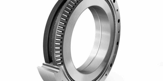 Conical thrust cage needle roller bearing for robot and cobot joints